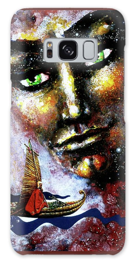 Voyager Galaxy Case featuring the painting Eternal Voyage by Hartmut Jager