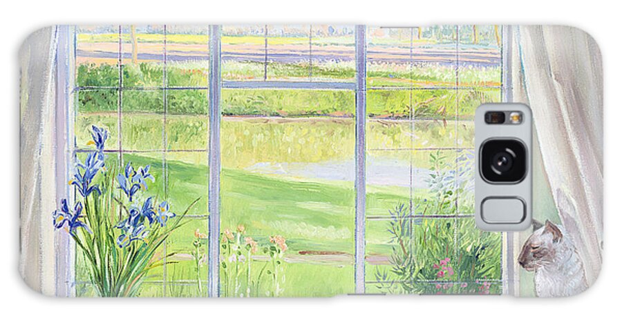 Evening Breeze Galaxy Case featuring the painting Evening Breeze by Timothy Easton