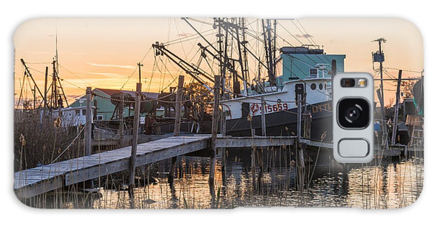 New Jersey Galaxy Case featuring the photograph Evening Docks by Kristopher Schoenleber