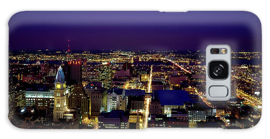 Philadelphia Galaxy Case featuring the photograph Evening in Philadelphia by Mountain Dreams