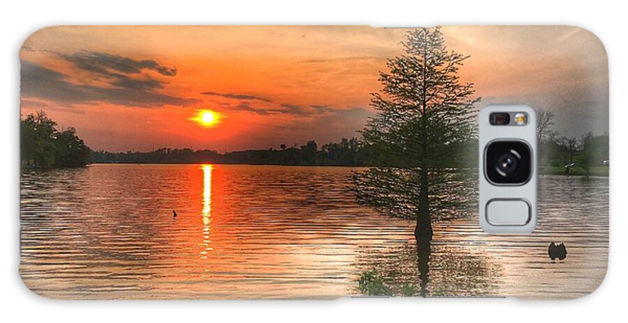 Sunset Galaxy Case featuring the photograph Evening Serenity by Sumoflam Photography