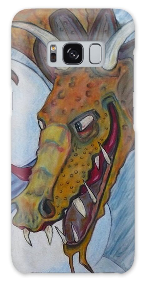 Dragon Galaxy Case featuring the painting Ever Have One Of Those Days by Todd Peterson