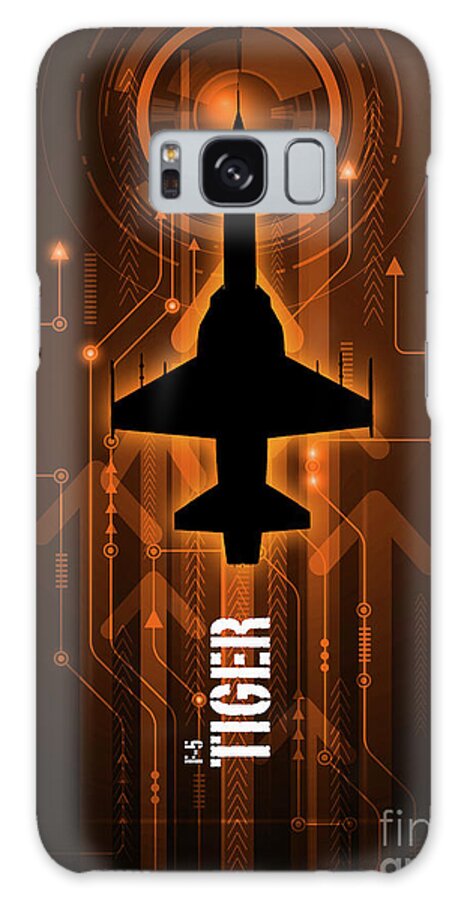 F-5 Galaxy Case featuring the digital art F-5 Tiger by Airpower Art