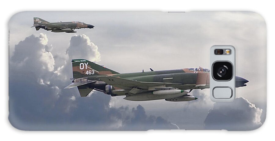 Aircraft Galaxy Case featuring the photograph F4 - Phantom by Pat Speirs