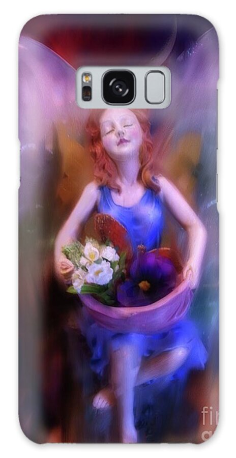 Fairy Galaxy S8 Case featuring the painting Fairy of the Garden by Joseph J Stevens