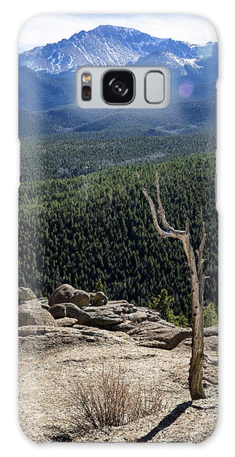 Pikes Peak Galaxy Case featuring the photograph Faithful Sentinel by Tim Newton