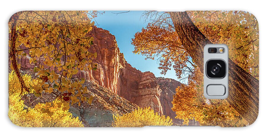 Capitol Reef Galaxy Case featuring the photograph Fall Colors by Scott Law