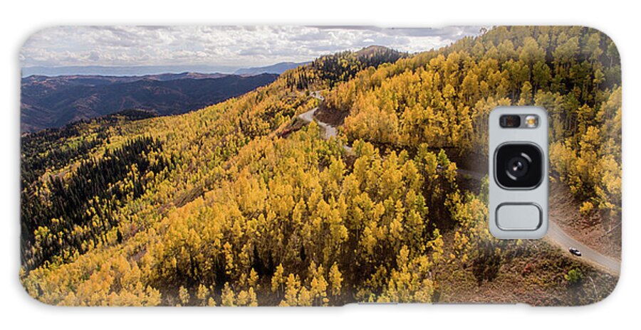 Fall Galaxy Case featuring the photograph Fall Drive by Wesley Aston