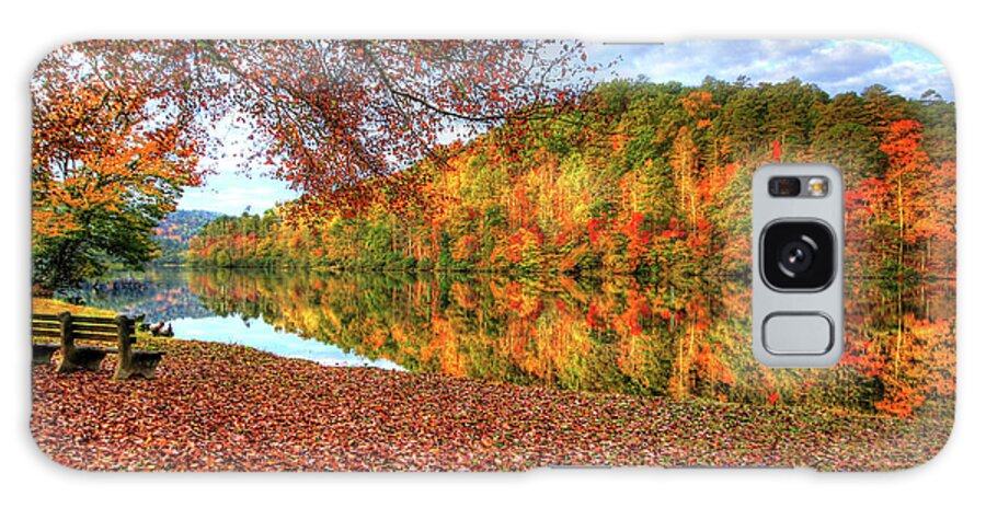 Landscape Galaxy S8 Case featuring the digital art Fall in Murphy, North Carolina by Sharon Batdorf