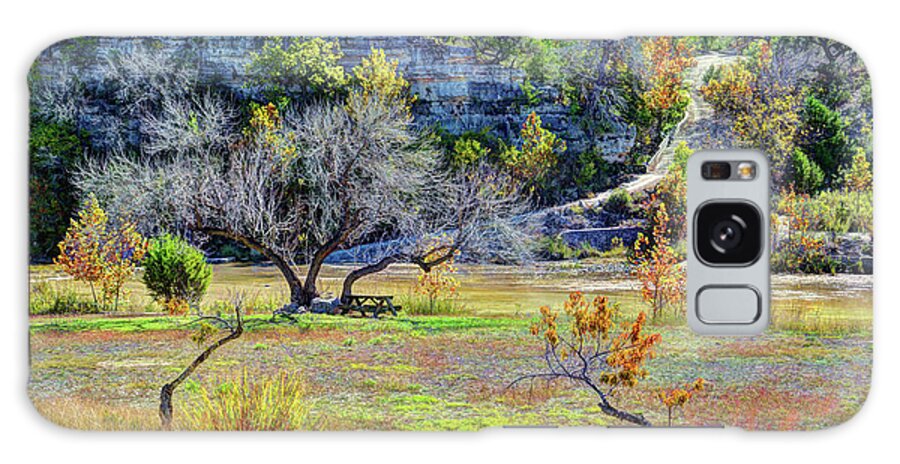 Fall In The Texas Hill Country Galaxy S8 Case featuring the photograph Fall in the Texas Hill Country by Savannah Gibbs