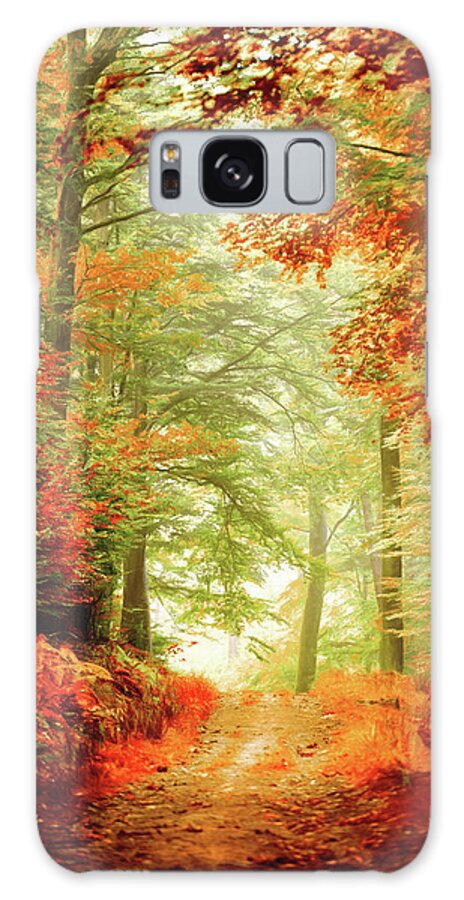 Autumn Galaxy Case featuring the photograph Fall painting by Philippe Sainte-Laudy