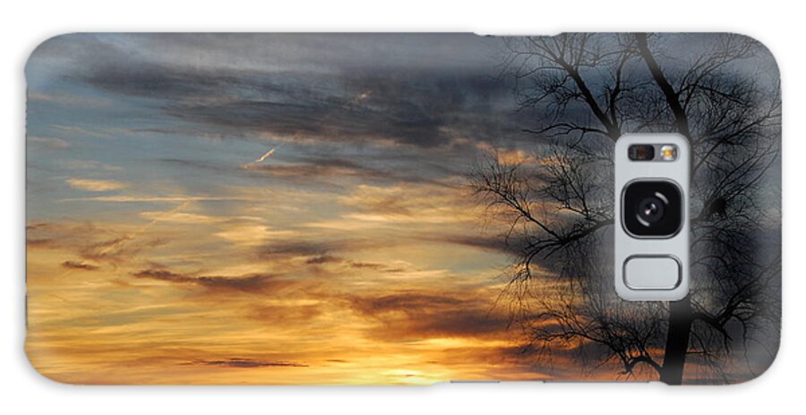 Sunset Galaxy S8 Case featuring the photograph Fall Sunset by Wanda Jesfield
