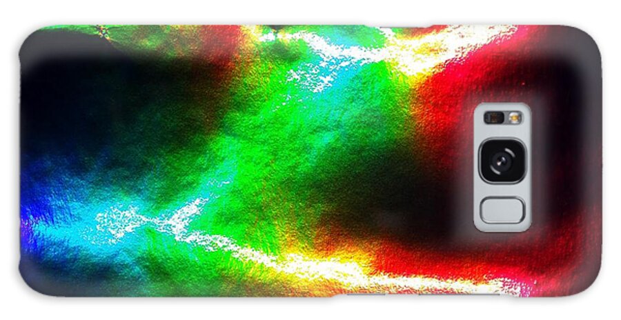 Abstract Photograph Galaxy Case featuring the photograph Firefly by Karen Jane Jones