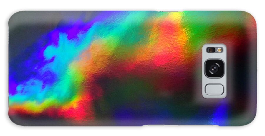 Abstract Art Galaxy Case featuring the photograph Heavenly Lights by Karen Jane Jones