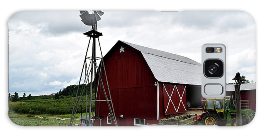 Farm Galaxy Case featuring the photograph Farm in Traverse City MI by Diane Lent