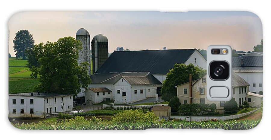 Amish Farm Galaxy Case featuring the photograph Farm Valley by Tana Reiff