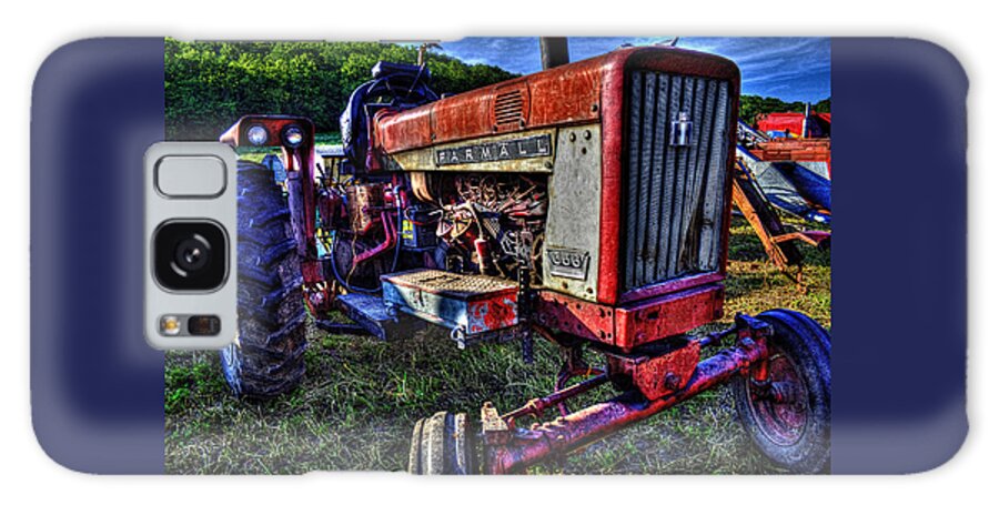 Pictorial Galaxy Case featuring the photograph Farmall Tractor by Roger Passman