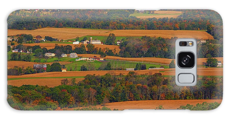 Farms Below The Pa At Galaxy Case featuring the photograph Farms Below the PA AT by Raymond Salani III