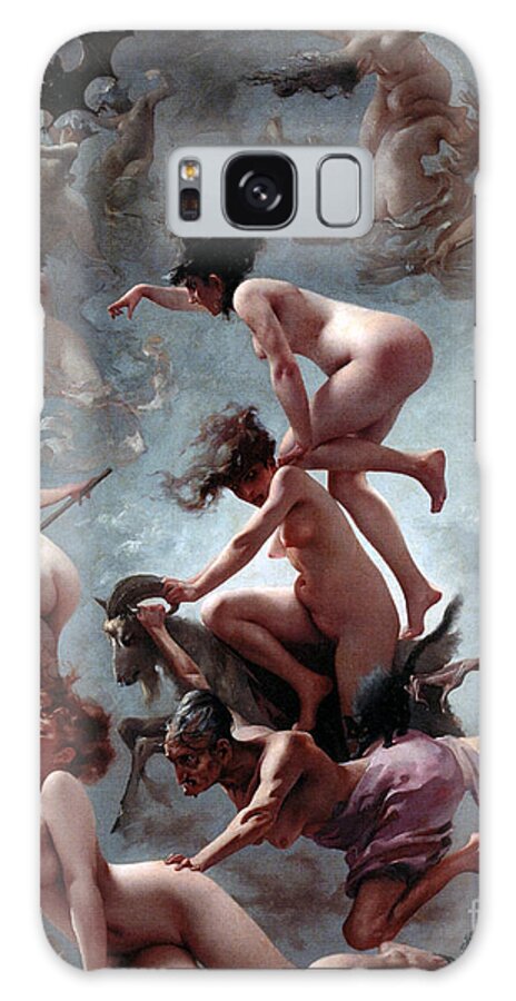 Naked Galaxy Case featuring the painting Faust's Vision by Luis Riccardo Falero