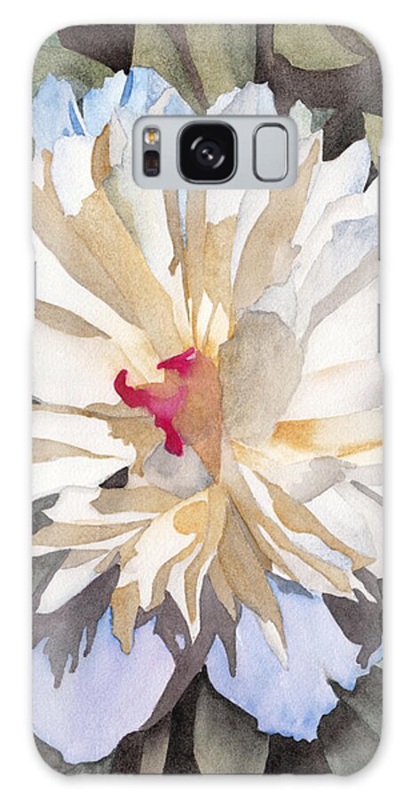 Watercolor Galaxy Case featuring the painting Feathery Flower by Ken Powers