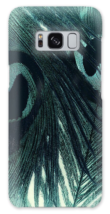 Peacock Galaxy Case featuring the painting Feel Teal by Mindy Sommers