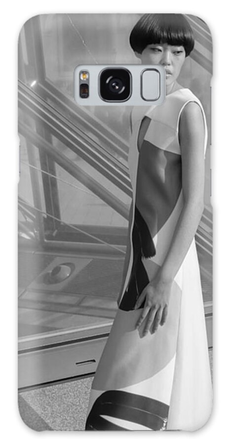 Street Photography Galaxy Case featuring the photograph Female Model by Matthew Bamberg