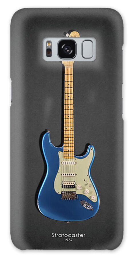 Fender Stratocaster Galaxy Case featuring the photograph Fender Stratocaster 57 by Mark Rogan