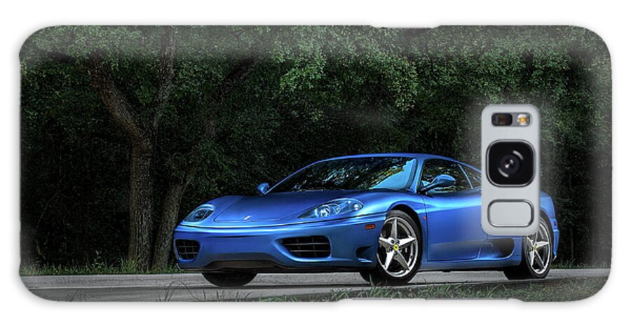 Ferrari Galaxy Case featuring the digital art Blue Persuasion by Douglas Pittman