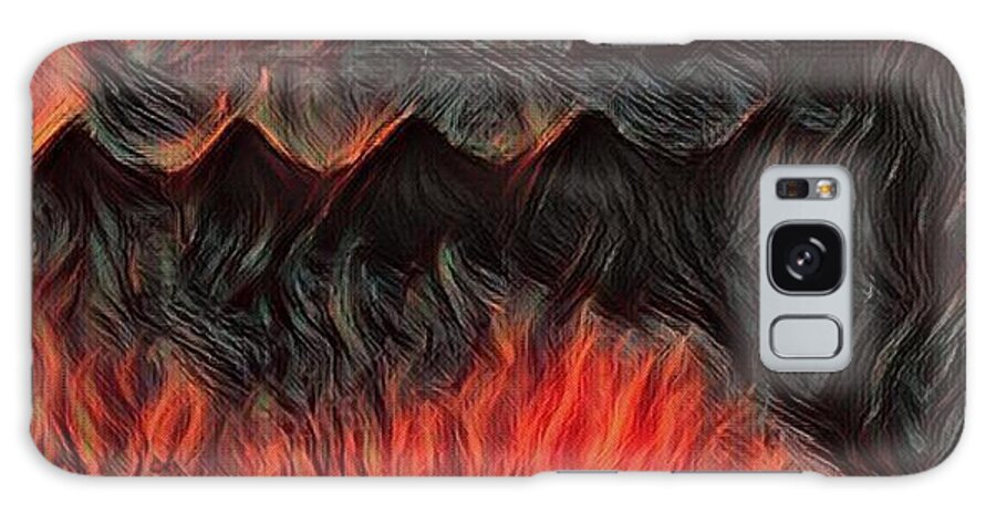 A Hot Valley Of Flames Galaxy Case featuring the photograph A Hot Valley Of Flames by Brenae Cochran