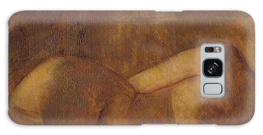 Nude Galaxy Case featuring the painting Figure Study by David Ladmore