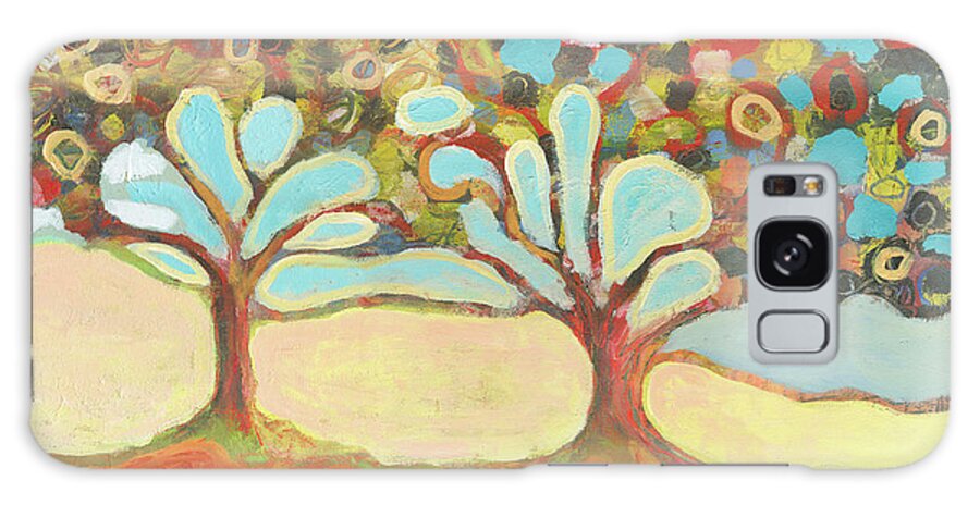 Tree Galaxy Case featuring the painting Finding Strength Together by Jennifer Lommers