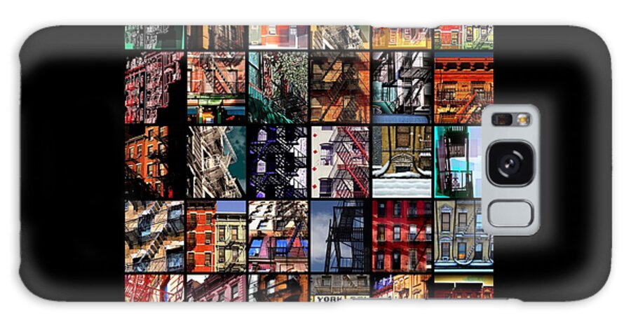 Fire Escapes Galaxy Case featuring the photograph Fire Escapes Of New York - Picture Panel by Miriam Danar