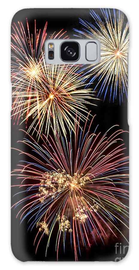 Fireworks Galaxy S8 Case featuring the digital art Fireworks by Leah McPhail