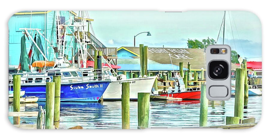 Southport Galaxy Case featuring the photograph Fishy Fishy Cafe by Don Margulis