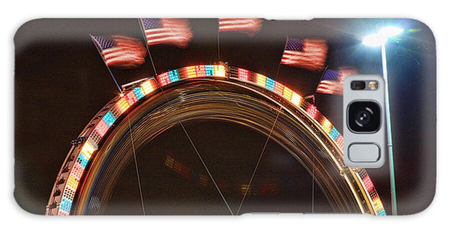 Carnival Images Galaxy Case featuring the photograph Five Flags by James BO Insogna