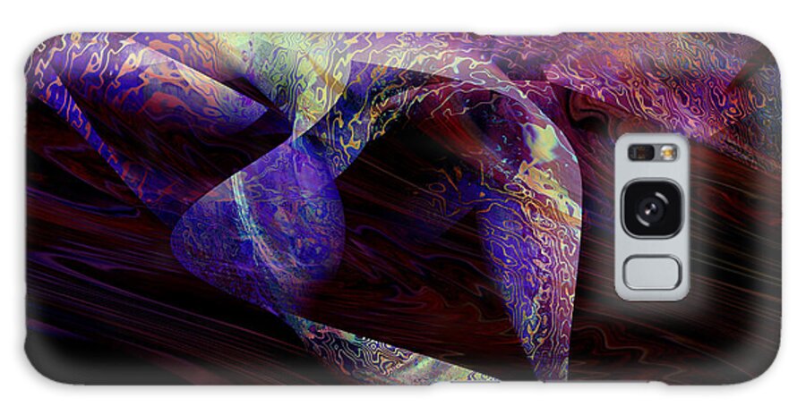 Abstract Galaxy Case featuring the digital art Flight by Barbara Berney
