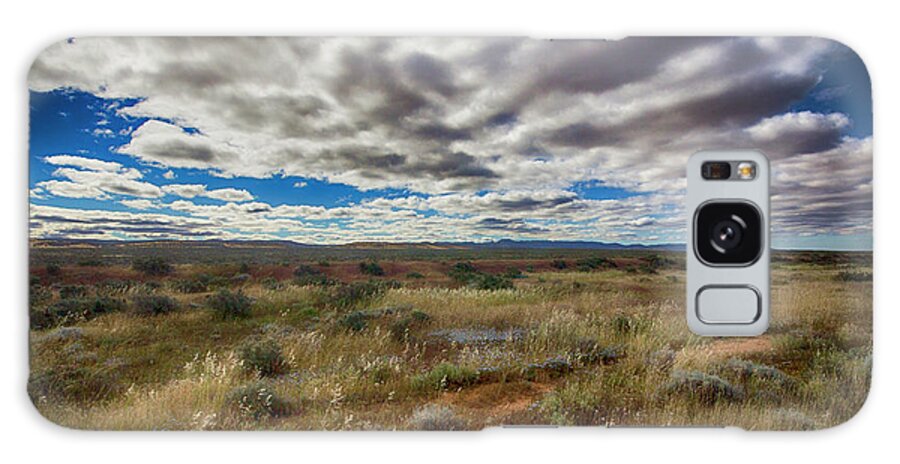 Flinders Ranges Fields Galaxy Case featuring the photograph Flinders Ranges Fields by Douglas Barnard