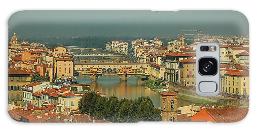Florence Galaxy Case featuring the photograph Florence Italy by Maria Rabinky