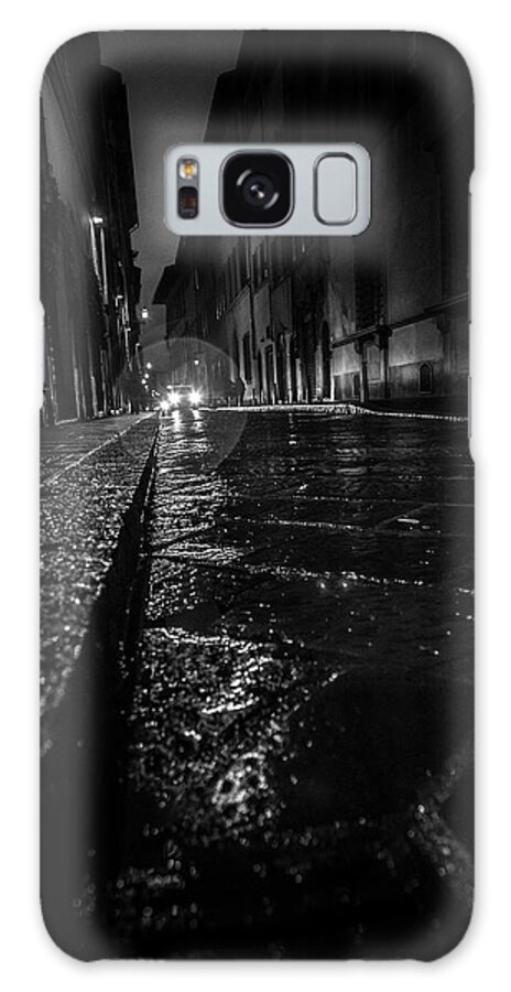 Edited Galaxy Case featuring the photograph Florence Nights by Sonny Marcyan