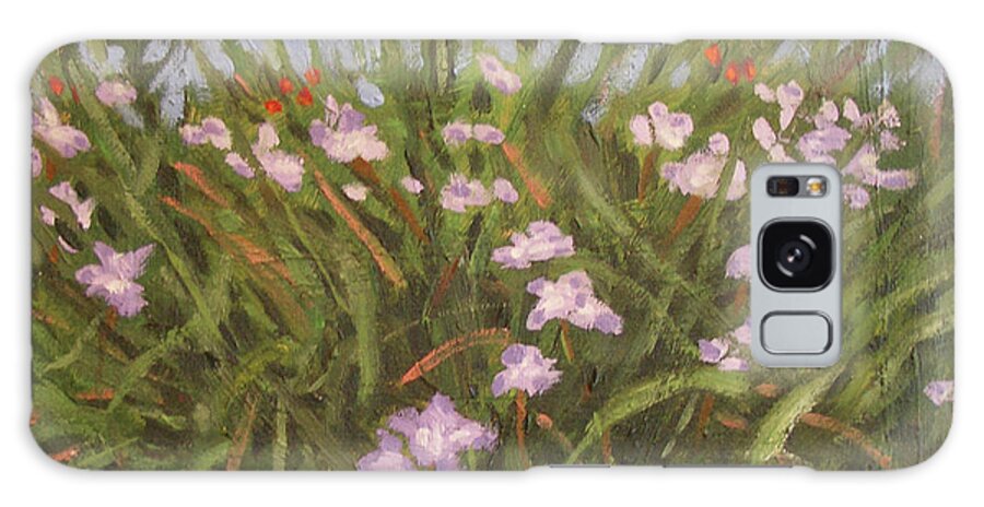 Impressionist Galaxy Case featuring the painting Flowers 2 by Stan Chraminski