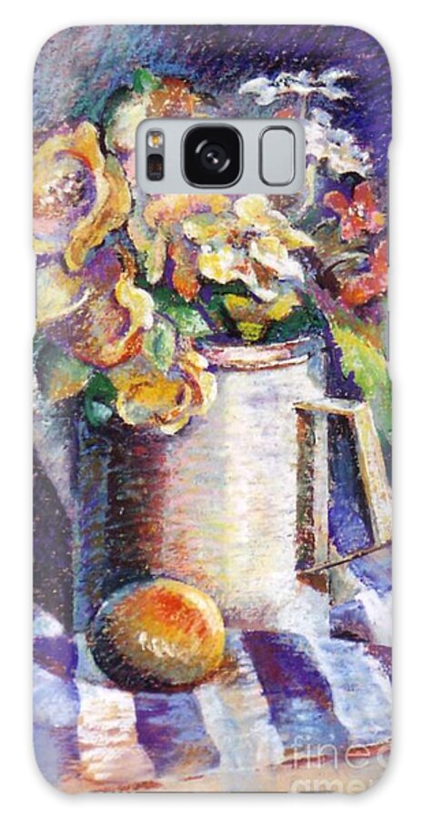 Flowers Galaxy Case featuring the painting Flowers by Stan Esson