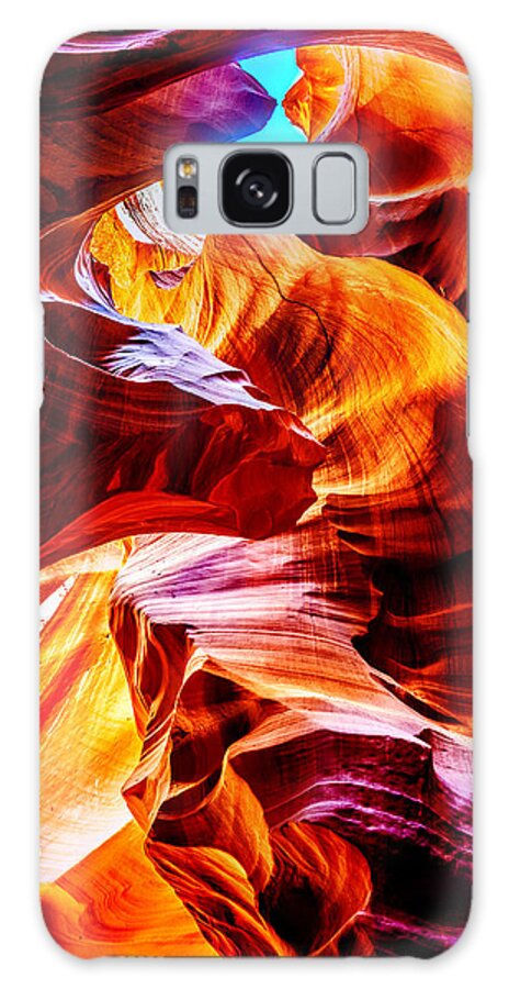 Upper Antelope Canyon Galaxy Case featuring the photograph Flowing by Az Jackson