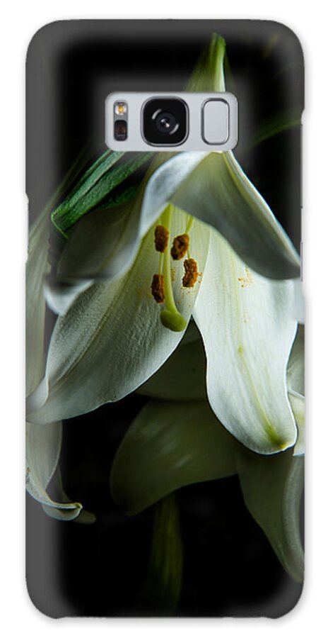 Blooming Galaxy S8 Case featuring the photograph Flowing White lily by Dennis Dame