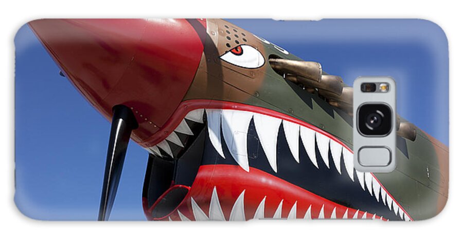 P-40 Galaxy S8 Case featuring the photograph Flying tiger plane by Garry Gay