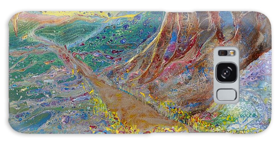Path Galaxy S8 Case featuring the painting Follow Your Path by Deborah Nell