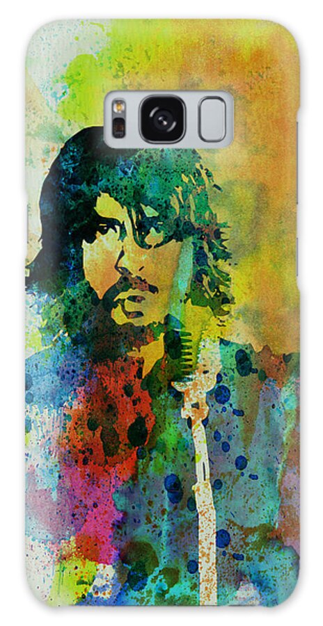 Foo Fighters Galaxy Case featuring the painting Foo Fighters by Naxart Studio