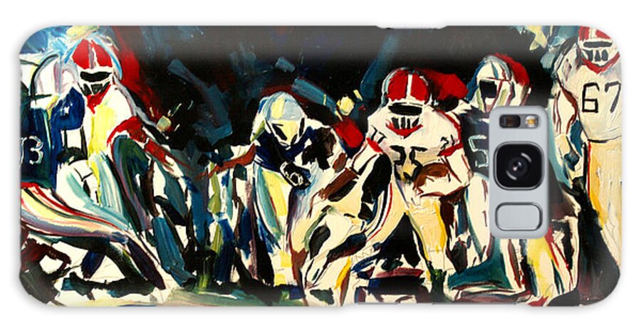  Galaxy Case featuring the painting Football Night by John Gholson