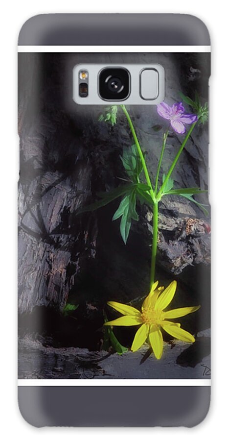 Wild Flowers Galaxy Case featuring the photograph Forest Beauties by Peggy Dietz