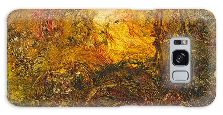 Forest Galaxy Case featuring the painting Forest Light 60 by David Ladmore