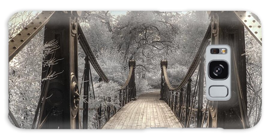 Forest Park Galaxy Case featuring the photograph Forest Park Victorian Bridge Saint Louis Missouri infrared by Jane Linders
